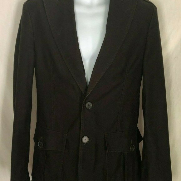 Zara MAN Fine Corduroy Brown Fitted Blazer 38 - Picture 1 of 12